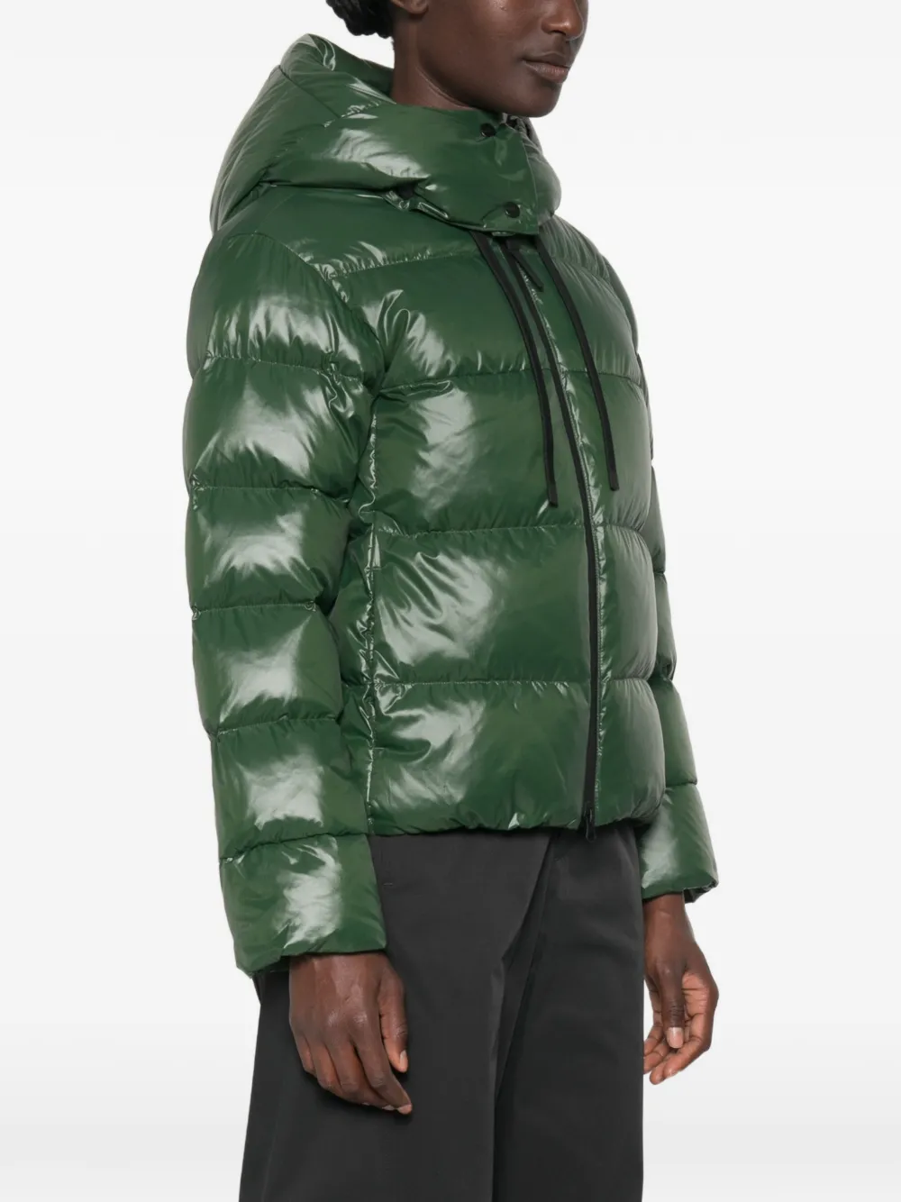 Peuterey Gewatteerd jack met capuchon Groen