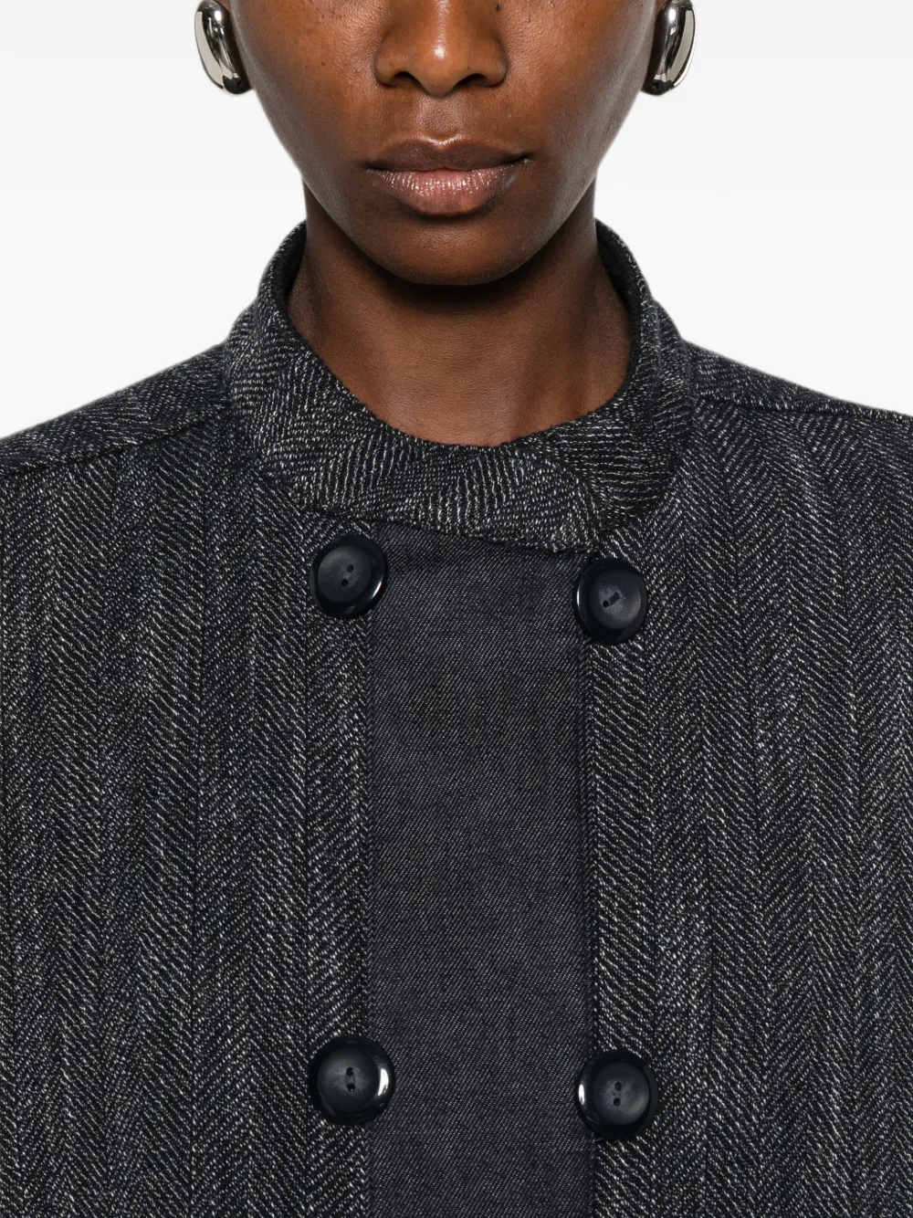 Emporio Armani Jas met dubbele rij knopen Blauw