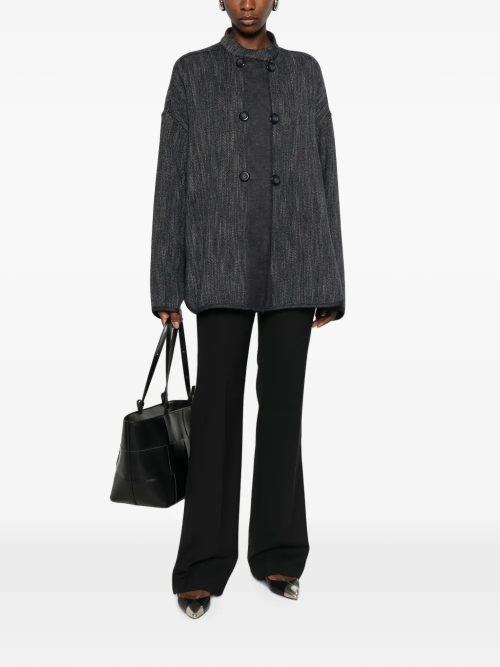 Emporio Armani Jas met dubbele rij knopen Blauw