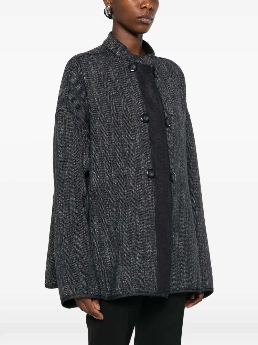Emporio Armani Jas met dubbele rij knopen Blauw