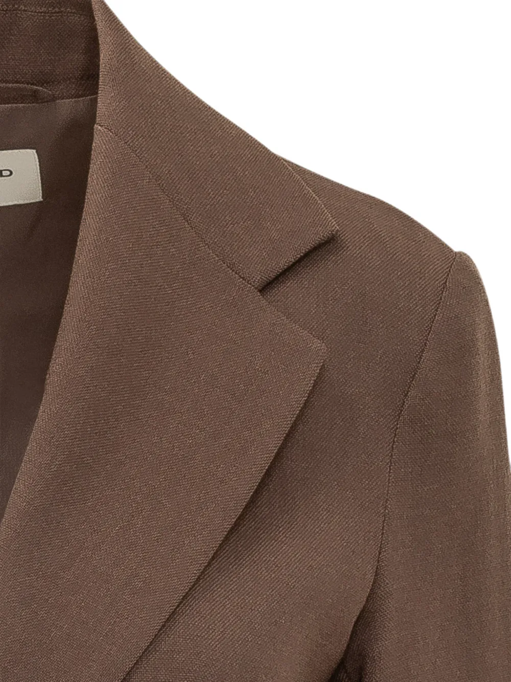 Weekend Max Mara Wollen blazer met enkele rij knopen Bruin