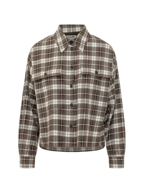 Weekend Max Mara check-pattern button-up shirt