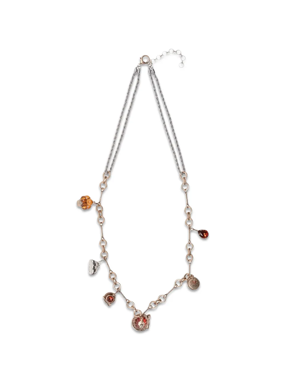 Weekend Max Mara charm-detail chain necklace - Oro