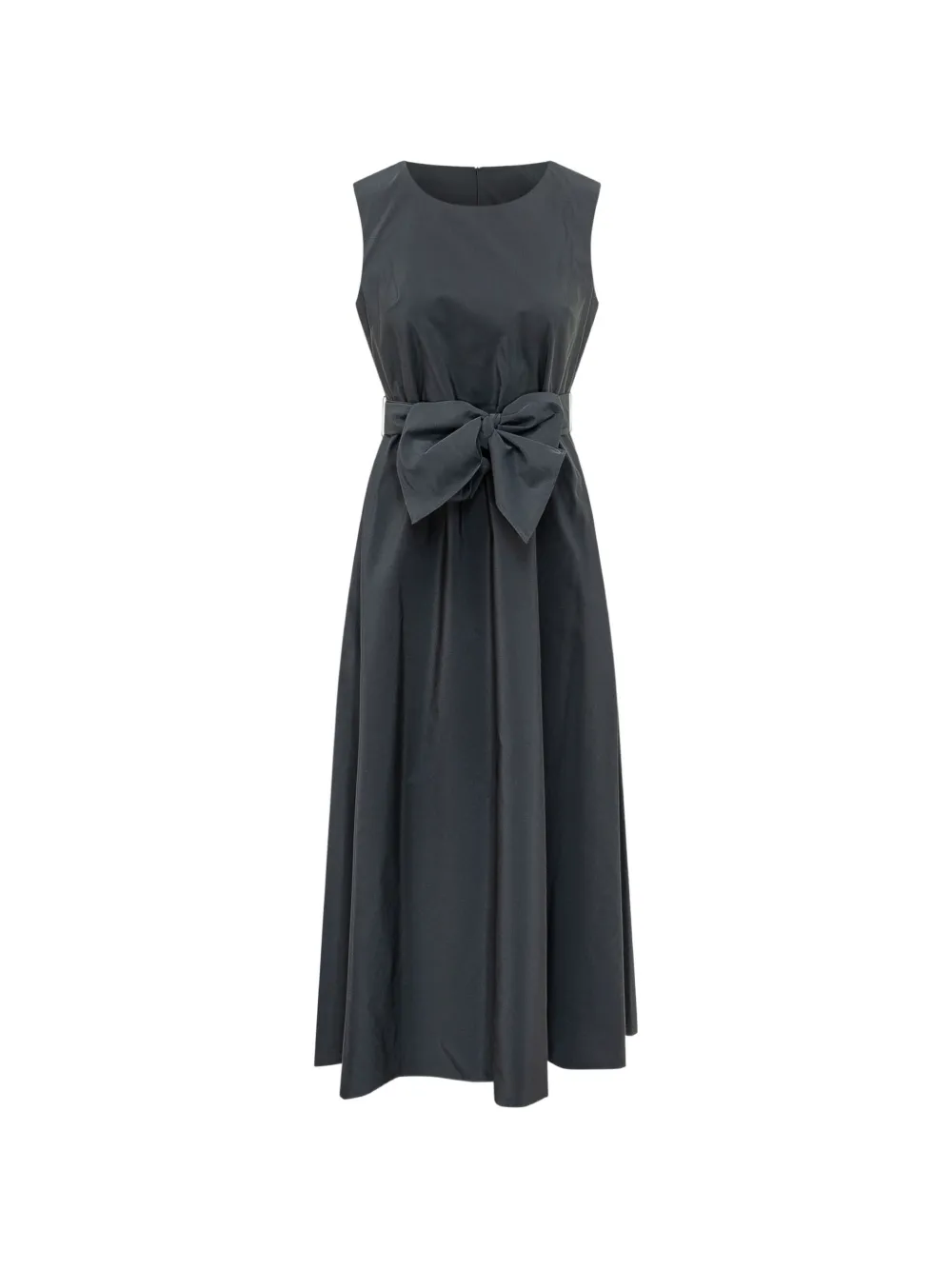 Weekend Max Mara flared taffeta dress - navy - Blu