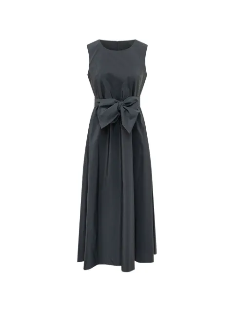 Weekend Max Mara flared taffeta dress - navy