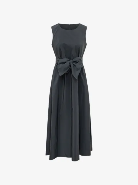 Weekend Max Mara flared taffeta dress - navy