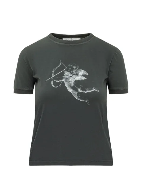 Fiorucci camiseta con estampado de cupido