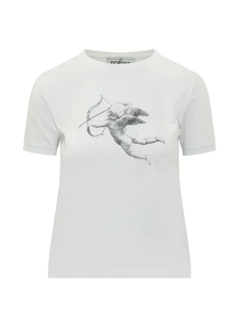 Fiorucci camiseta con estampado de cupido