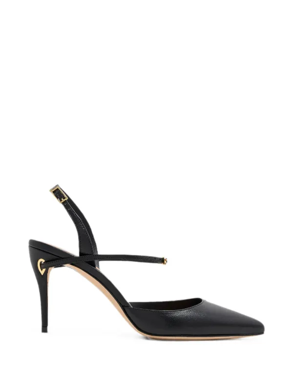 Jennifer Chamandi Vittorio Slingback Pumps in Black