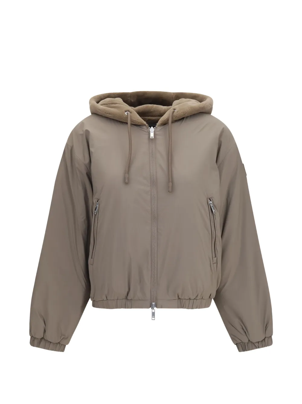 Moose Knuckles Eaton Bunny reversible faux-fur jacket - Grau