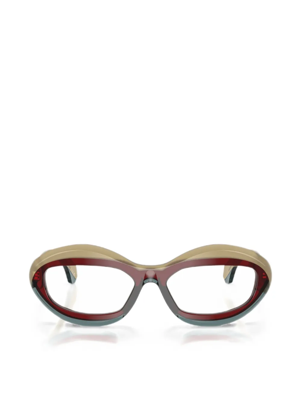 Alain Mikli cat-eye frame glasses - Toni neutri