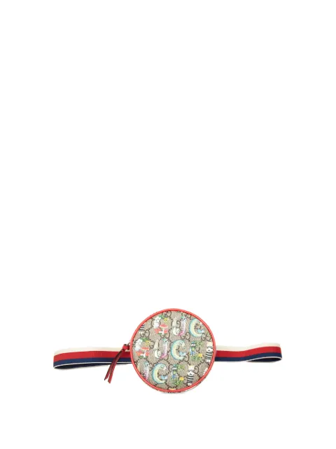 Gucci Pre-Owned 2016-2026 Yuko Higuchi Childrens GG Supreme Web belt bag