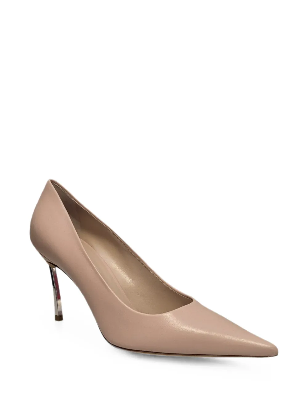 Casadei Blade pointed-toe stiletto pumps Roze