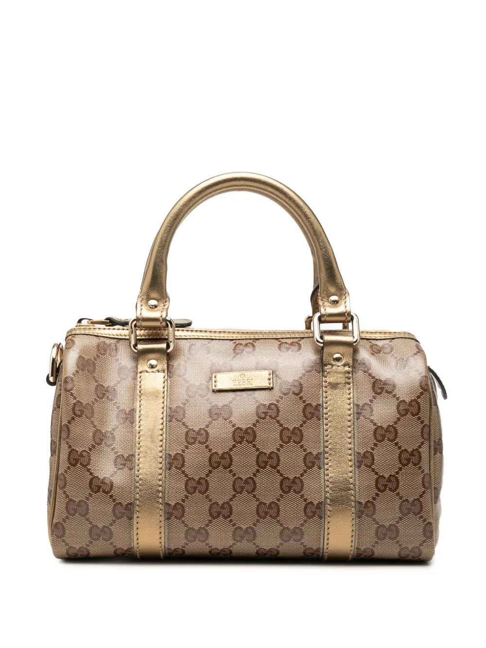 Gucci Pre-Owned 2000-2015 Small GG Crystal Joy boston bag - Gold