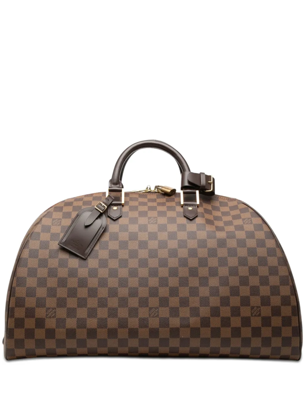 Louis Vuitton Pre-Owned 2001 Damier Ebene Ribera GM Reisetasche - Braun