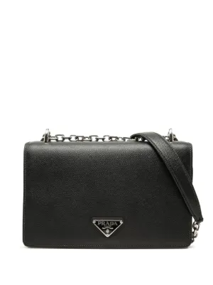 Prada Pre-Owned Triangle Convertible Re-Nylon With Leather 