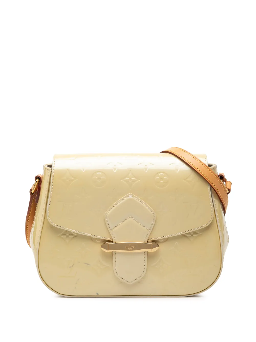 Louis Vuitton Pre-Owned 2012 Monogram Vernis Bellflower GM crossbody bag - Marrone
