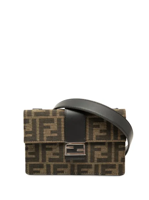 Fendi Pre-Owned 2010-2026 Zucca Canvas Convertible Baguette Pouch crossbody bag
