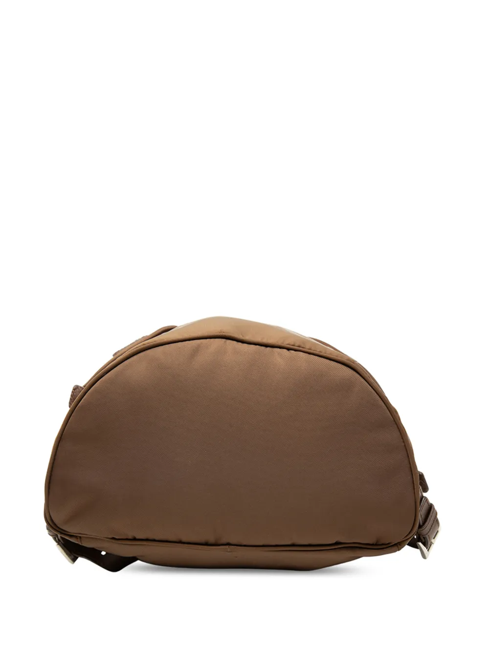 PRADA Pre-owned 2013-2026 Tessuto Drawstring Backpack In Brown