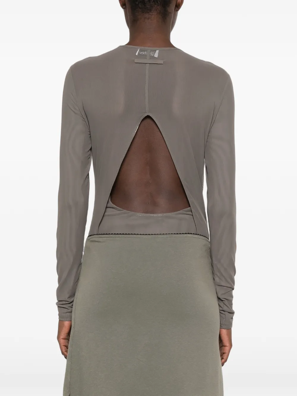 Jean Paul Gaultier Body met pailletten Grijs