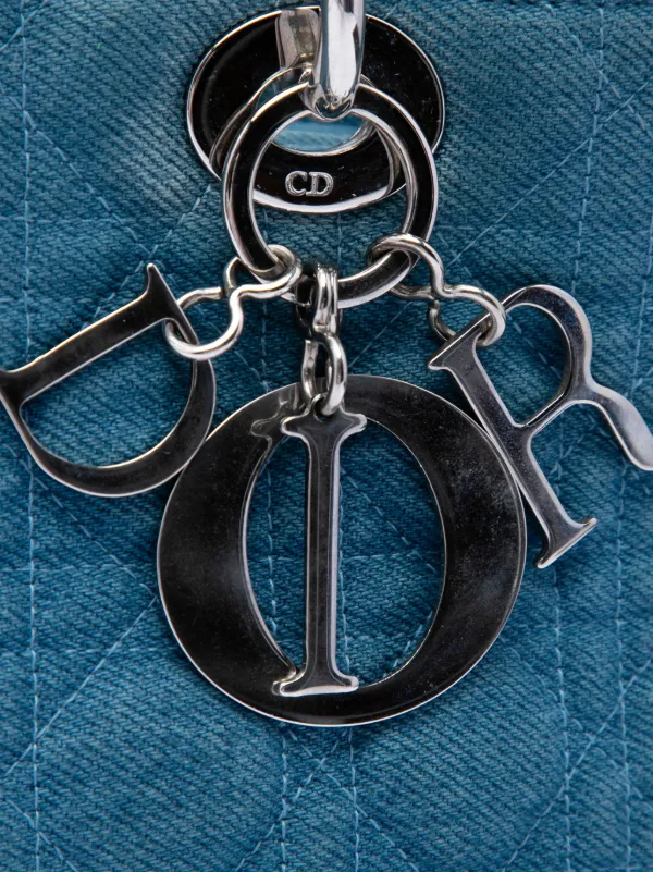 Christian Dior Pre-Owned 1999 ミディアム デニム カナージュ