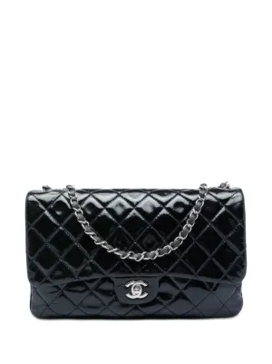 CHANEL Pre-Owned 2009-2010 Jumbo Classic Caviar Single Flap