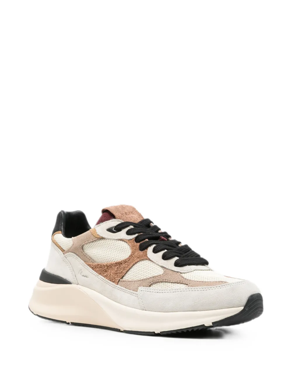 D.A.T.E. Musa lace-up sneakers Beige