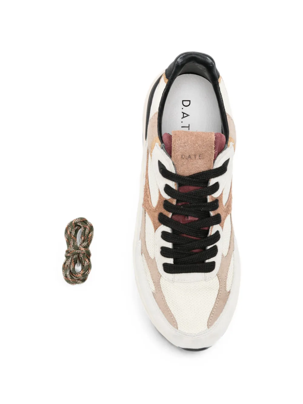 D.A.T.E. Musa lace-up sneakers Beige