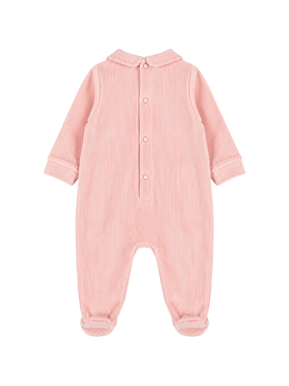 NANAN Ribfluwelen pyjama met strikdetail Roze