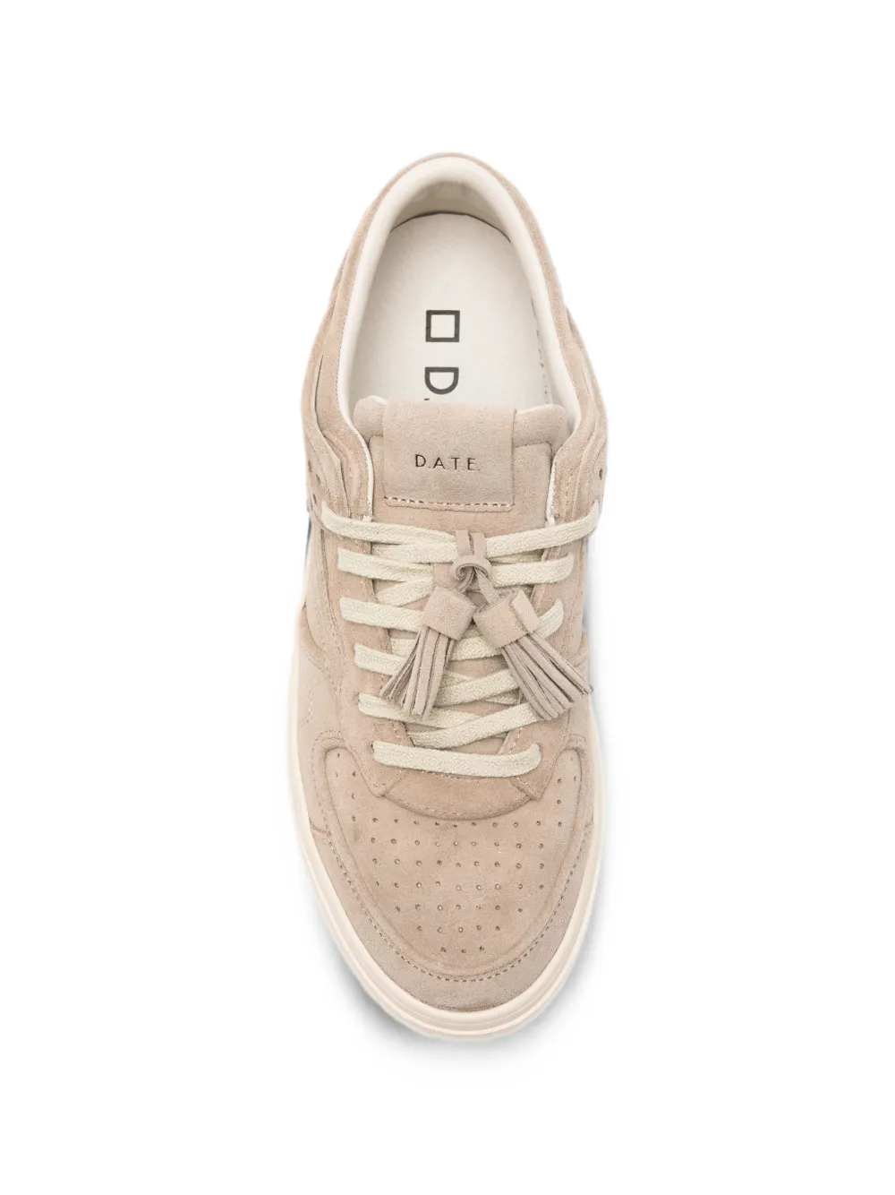 D.A.T.E. Torneo tassel-detail sneakers Beige