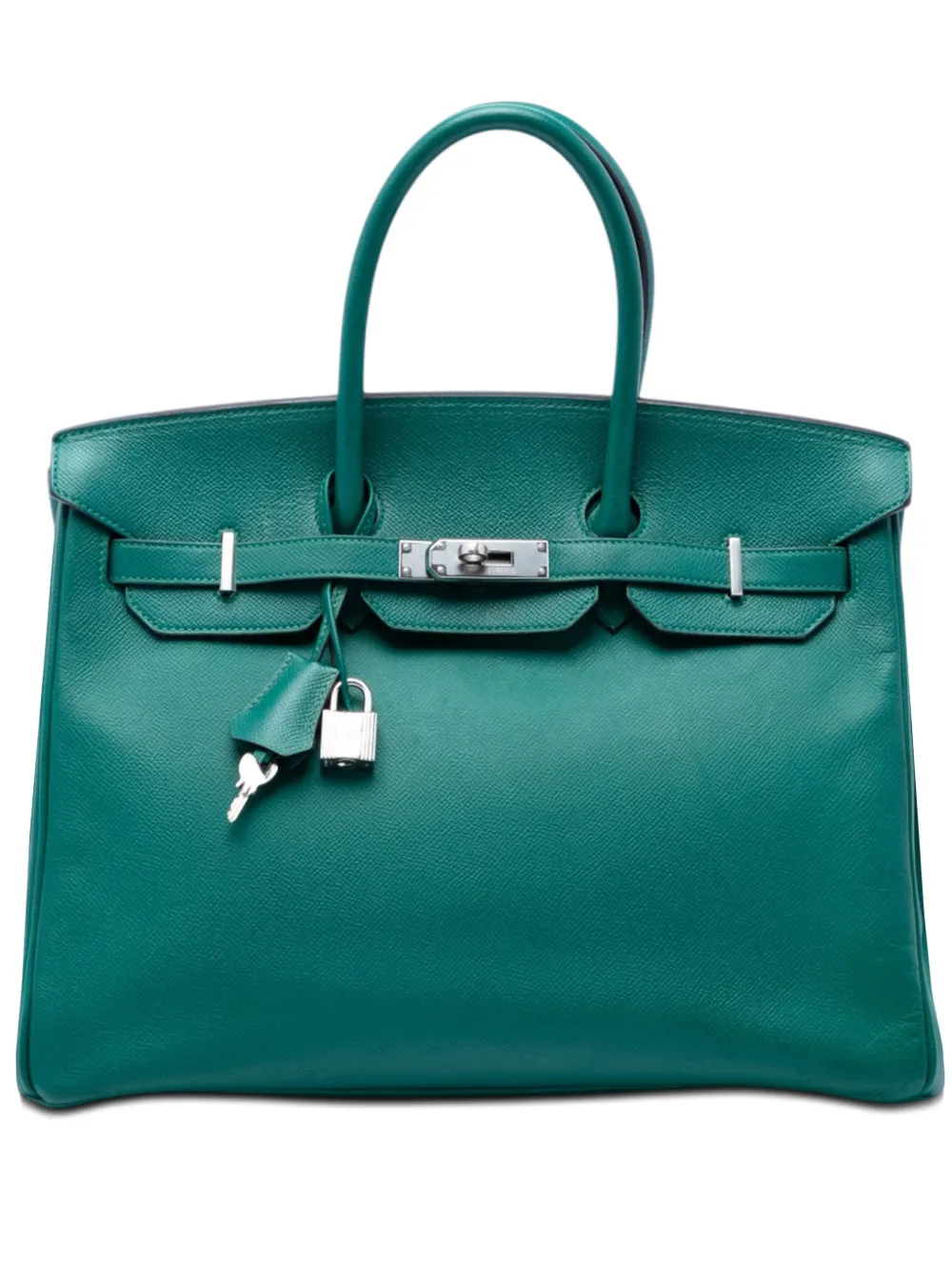 Hermès Pre-Owned 2014 Epsom Birkin Retourne 35 handbag - Green