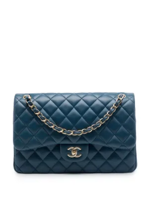 CHANEL Pre-Owned 2009 Classic フラップ ショルダーバッグ | ブルー