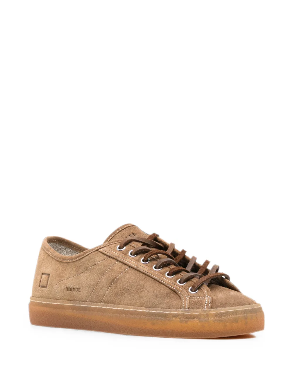 D.A.T.E. Tender suede low-top sneakers Bruin