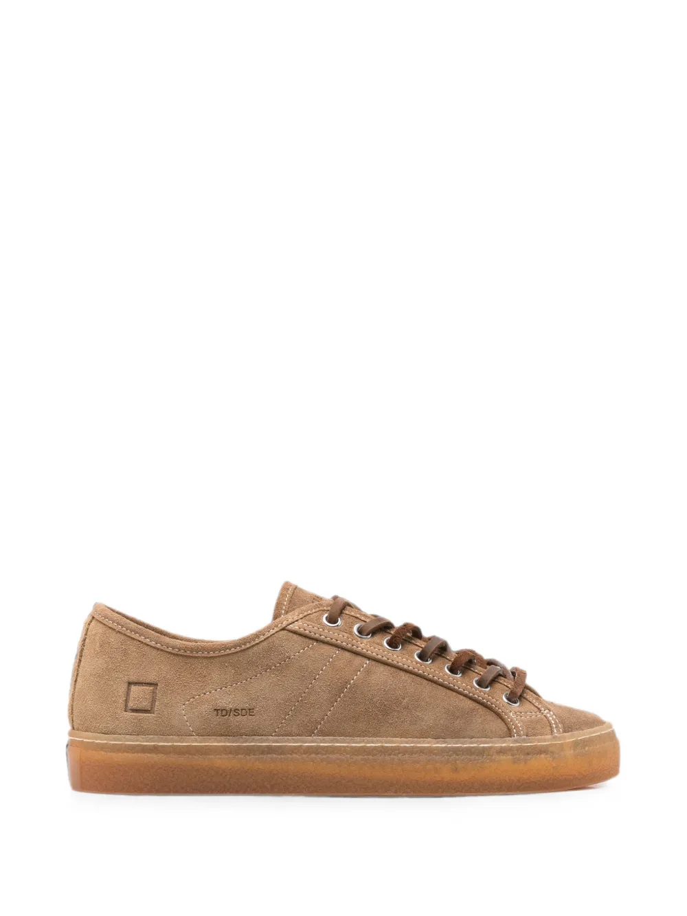 D.A.T.E. Tender suede low-top sneakers - Braun