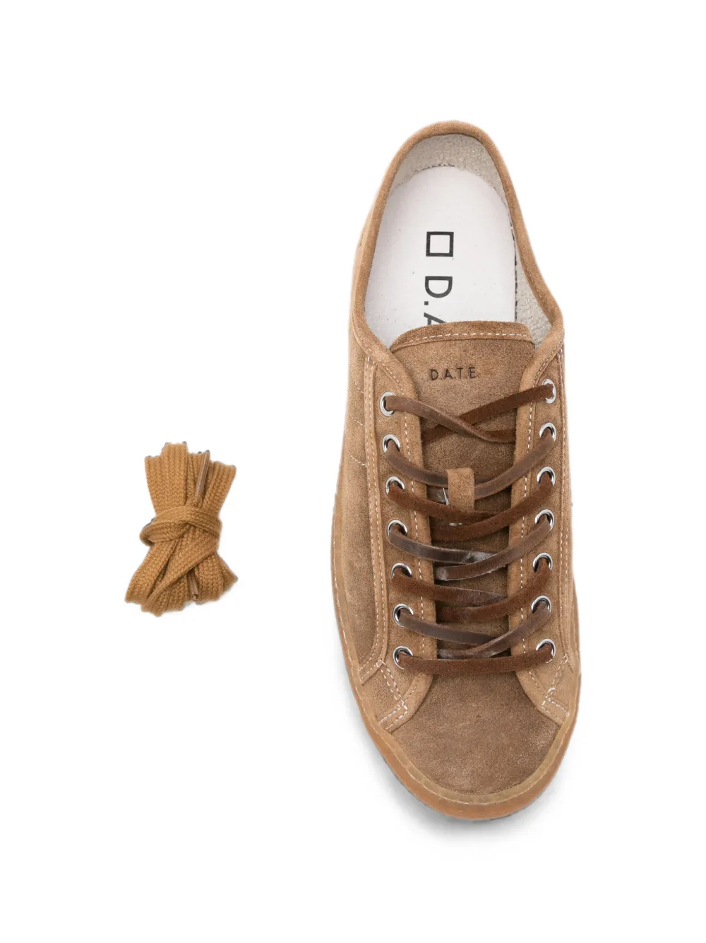 D.A.T.E. Tender suede low-top sneakers Bruin