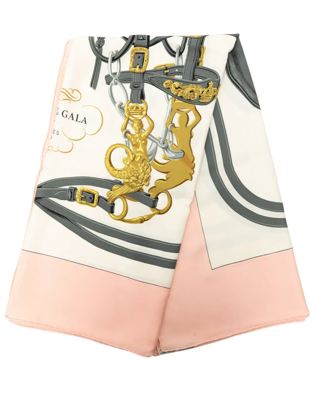 Hermès Pre-Owned 1957 Brides de Gala Seidenschal 90cm - Weiß