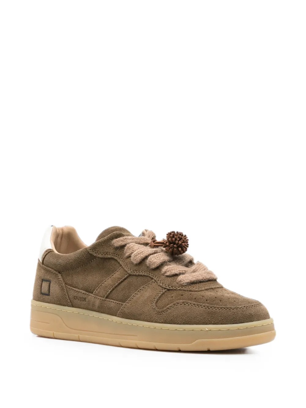 D.A.T.E. Court 2.0 logo-embossed suede sneakers Bruin