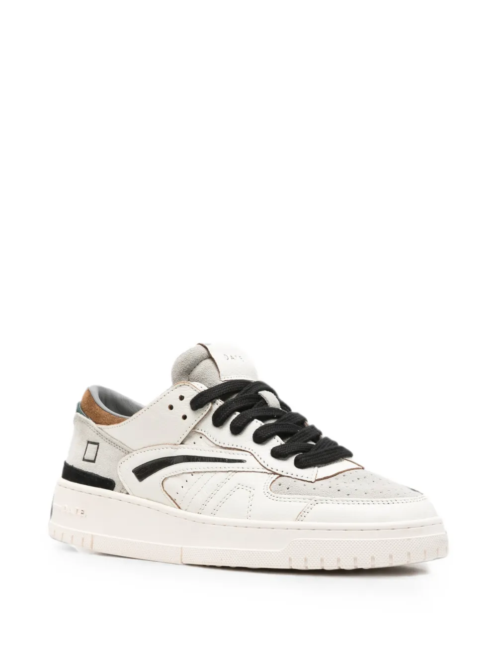 D.A.T.E. Torno panelled sneakers Beige