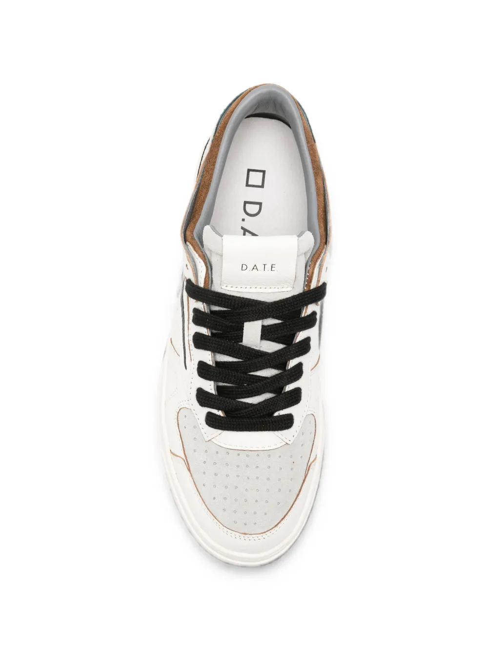 D.A.T.E. Torno panelled sneakers Beige