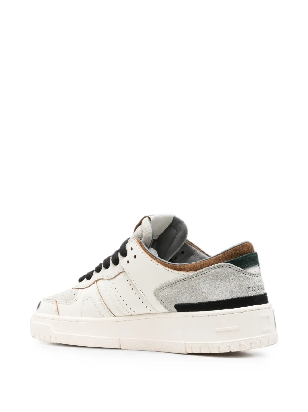 D.A.T.E. Torno panelled sneakers Beige