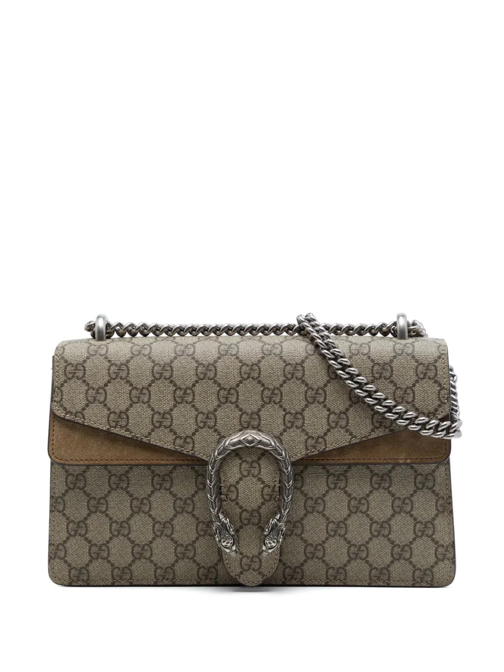 Gucci Pre-Owned 2016-2026 Medium GG Supreme Dionysus shoulder bag - Neutrals