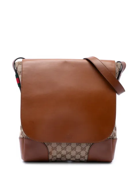 Gucci Pre-Owned 2016-2026 Umhängetasche aus GG Canvas und Kalbsleder