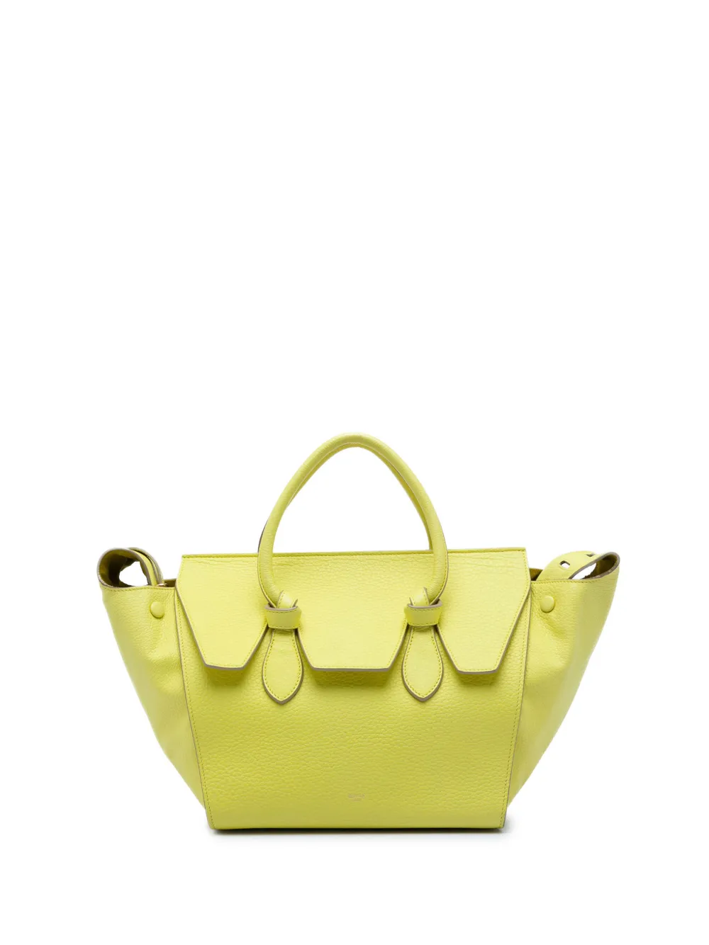 Celine Pre-Owned 2014 Small Grained Calfskin Tie Knot handbag - Yellow