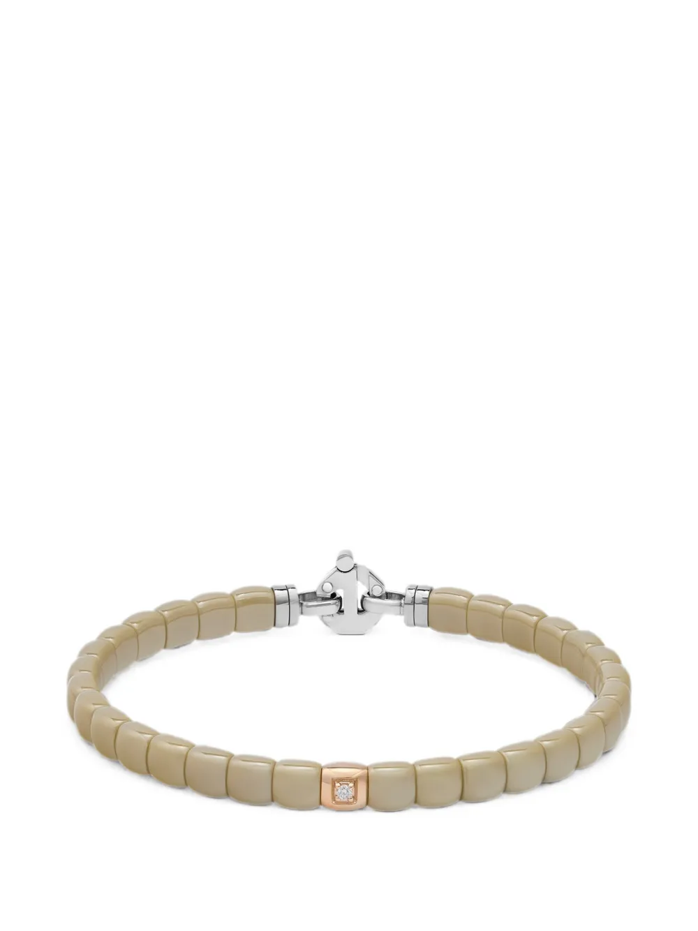 Barakà diamond beaded bracelet - Rosa