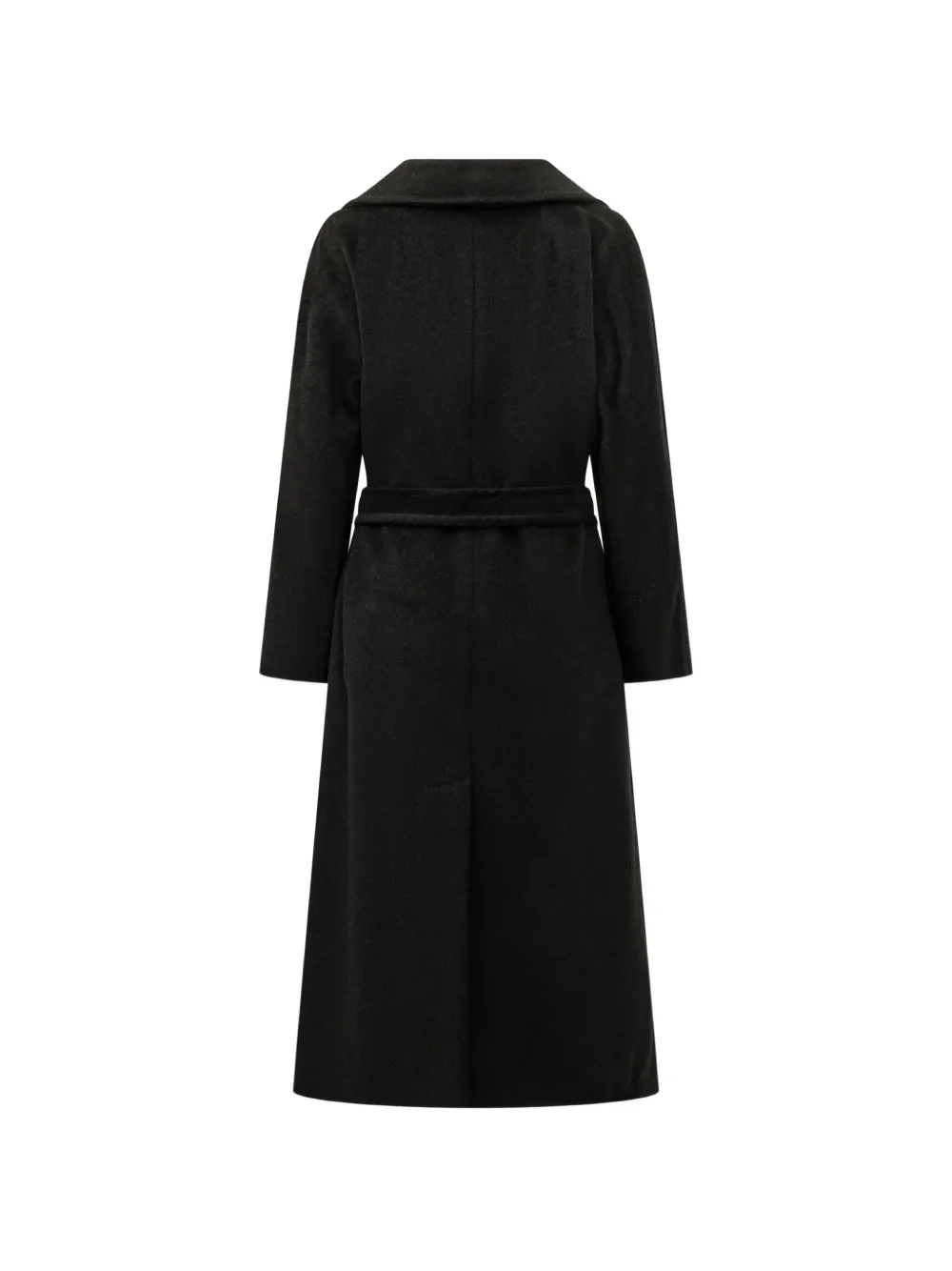 Weekend Max Mara belted notch-lapel coat Zwart