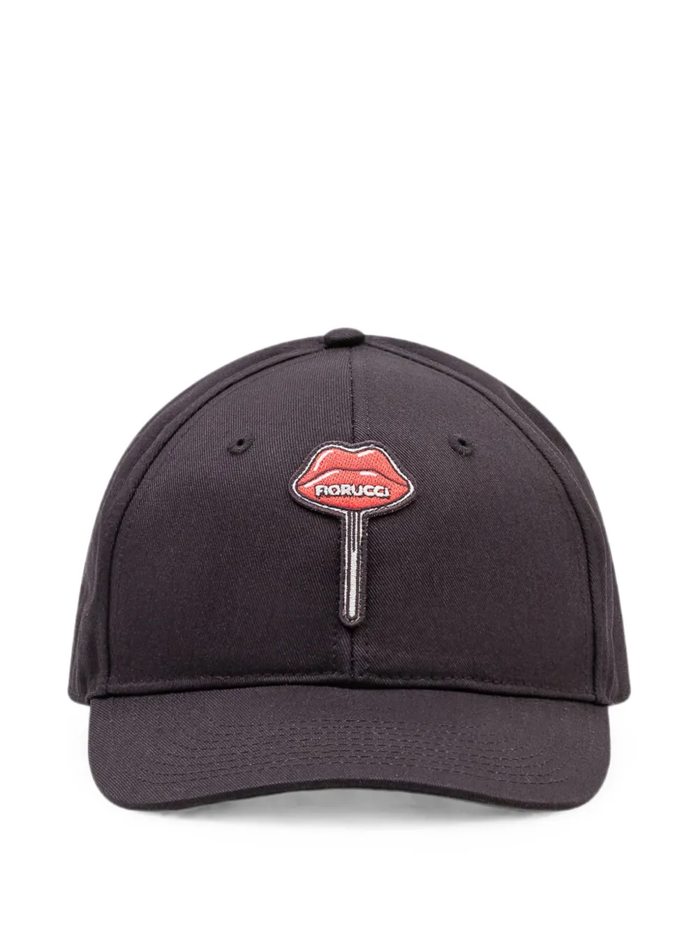 Fiorucci logo-patch baseball hat - Schwarz