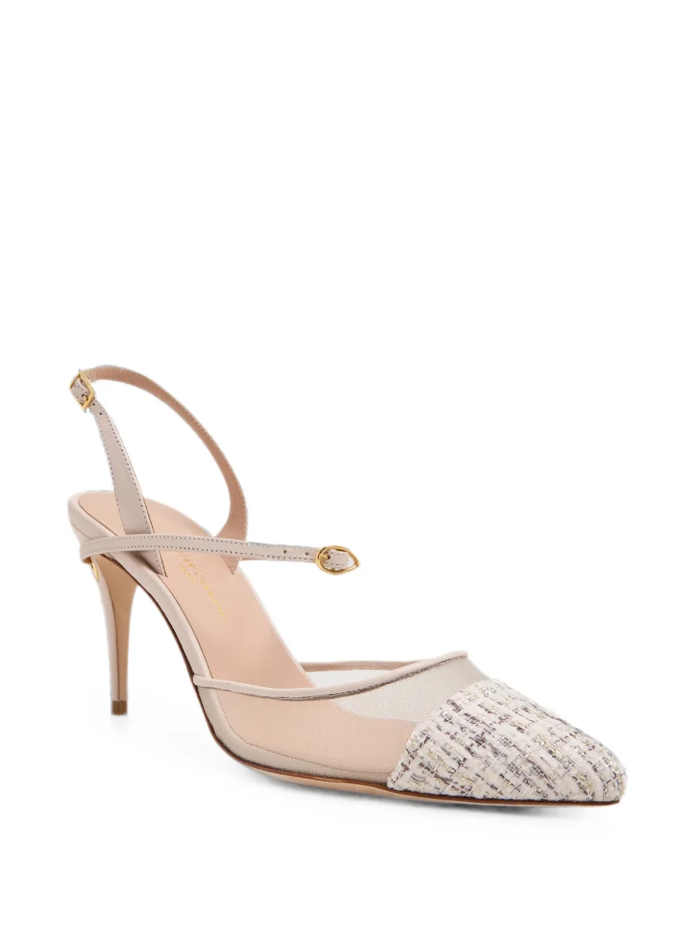 Jennifer Chamandi Vittorio slingback pumps Wit
