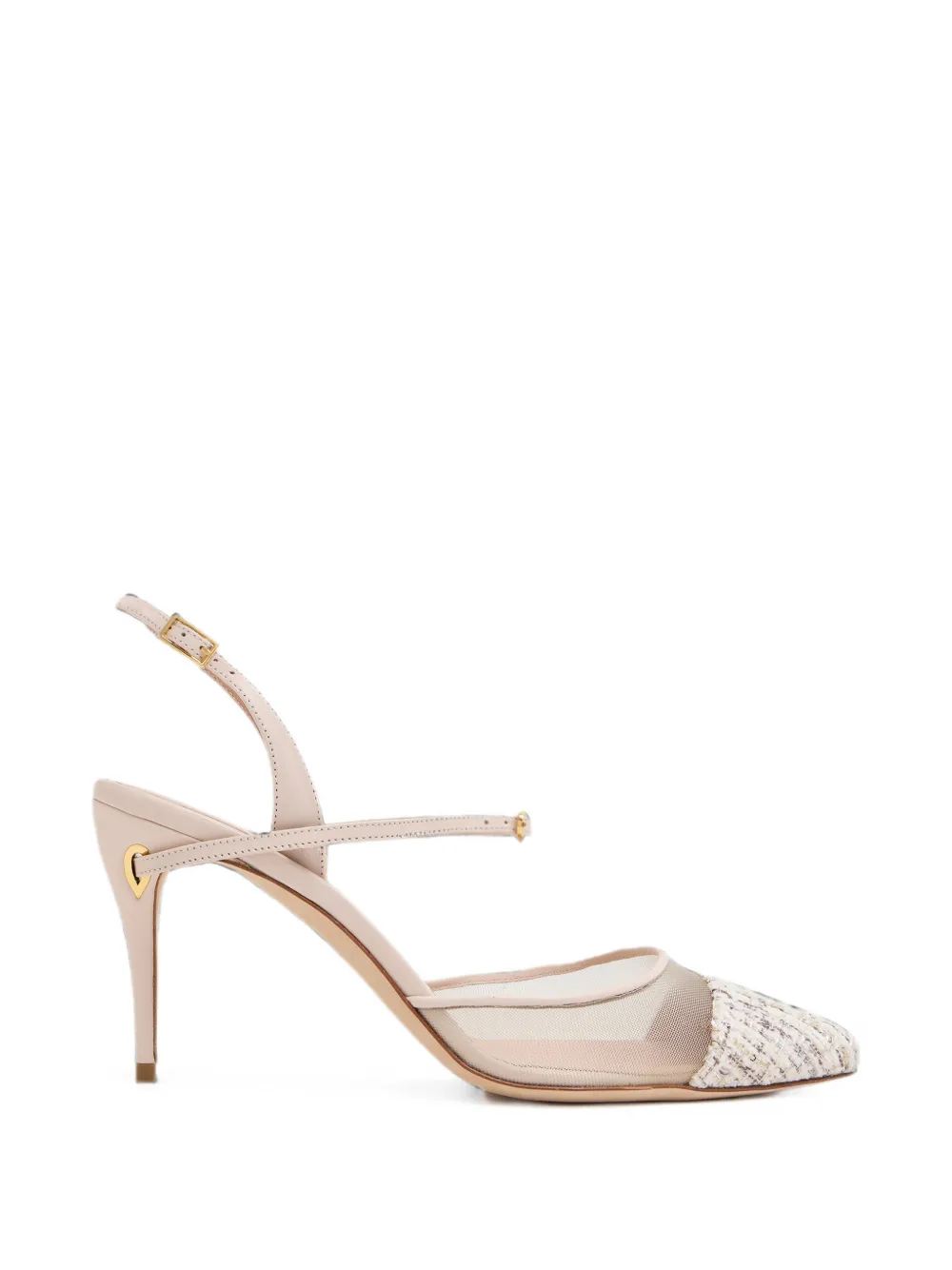 Jennifer Chamandi Vittorio slingback pumps Wit
