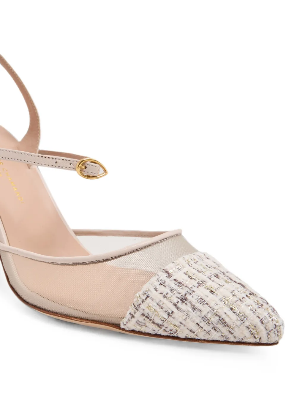 Jennifer Chamandi Vittorio slingback pumps Wit