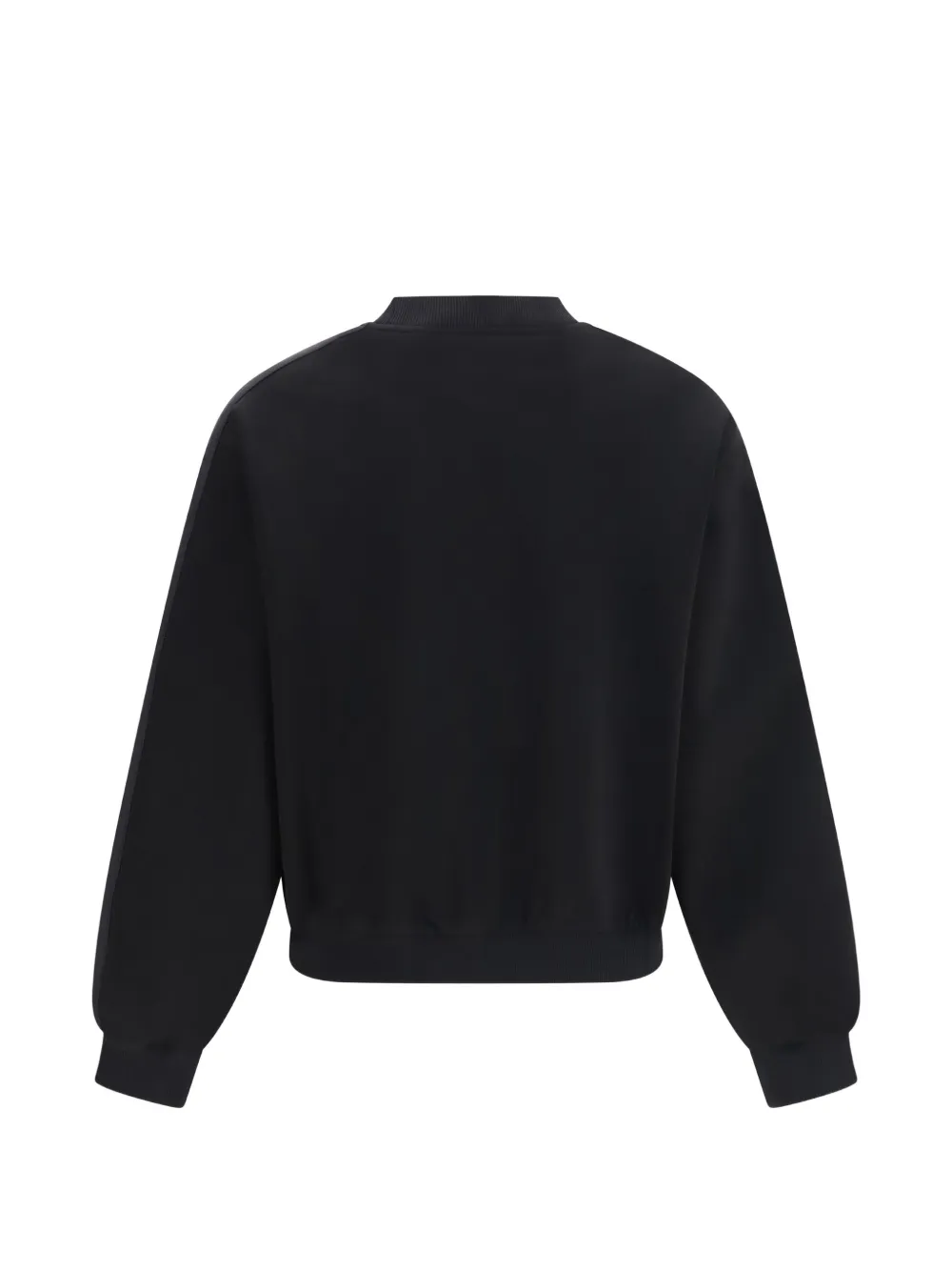 Moose Knuckles Mix Media sweater met logoplakkaat Zwart
